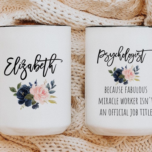 Psychology Mug Personalized Psychologist Gift School Etsy