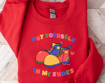 Put yourself in my shoes Clown shirt sweatshirt, Clowncore clothing, Kidcore clothes, Kidcore clothing, Clowncore shirt, clowncore clothes