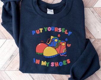 Put yourself in my shoes Clown shirt sweatshirt, Clowncore clothing, Kidcore clothes, Kidcore clothing, Clowncore shirt, clowncore clothes