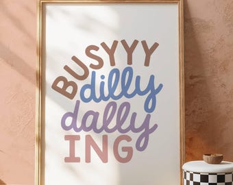 Workspace Decor Funny Digital Art Design Procrastination Wall Office Work Home Office Gift Student Present Home Decor Wall Art Download