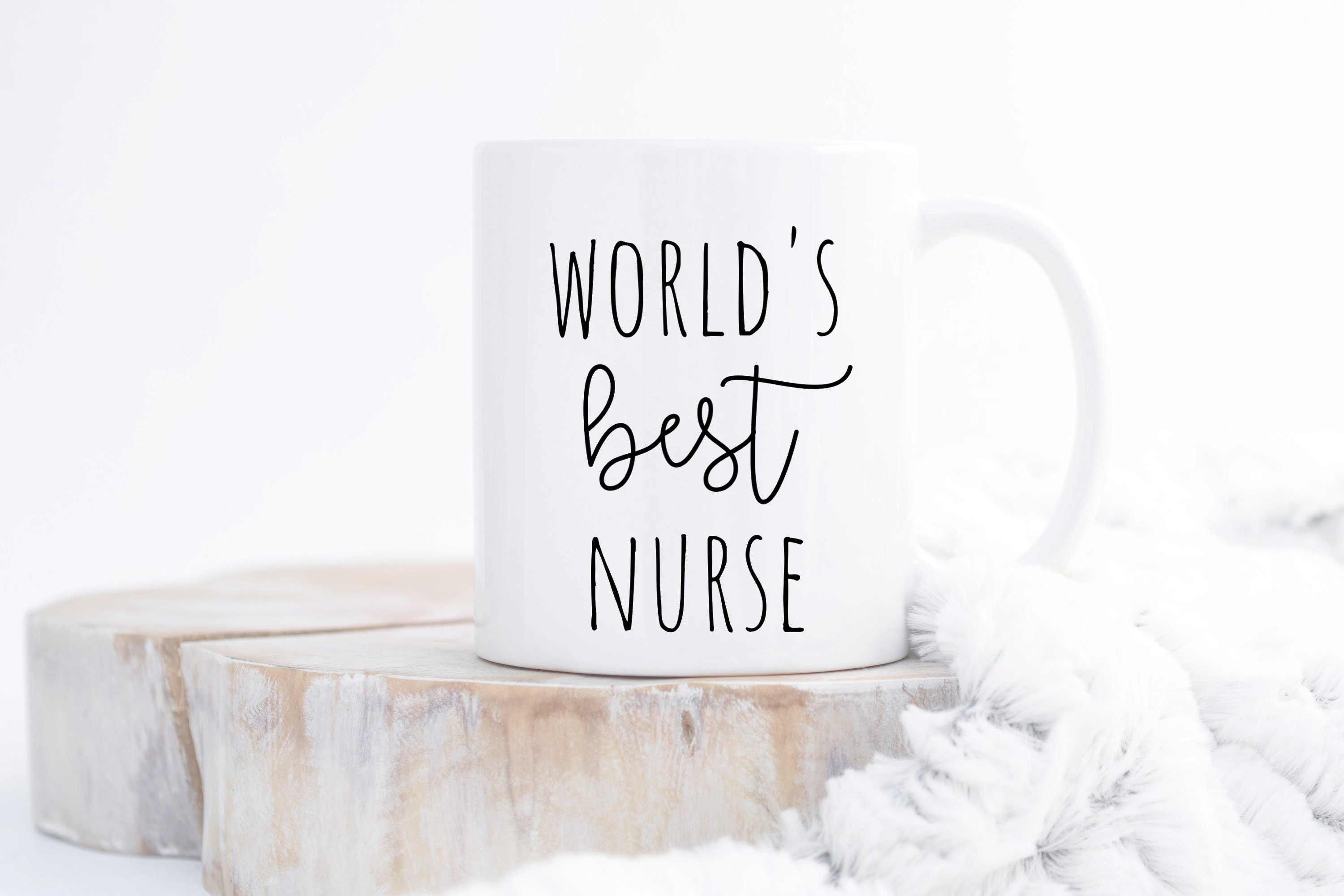 World's best nurse mug Personalized Nurse Mug Thank you Etsy
