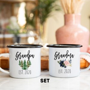 Grandparents Mugs, Grandparents Mug set, New Grandparents Mugs, New Grandparents Gift, Promoted to Grandparents, Grandpa Mug, Grandma Mug image 6