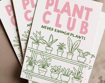 Plant Lover Gift for Gardener Home Decor Green Wall Botanical Downloadable Wall Art House Gift for Friends and Families Space Plant Lovers