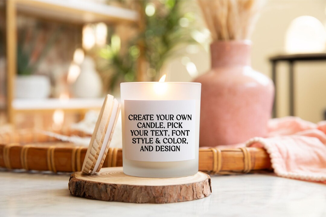 Customizable Candle, Personalized Candles, Candles With Message, Customized Candles, Custom ...