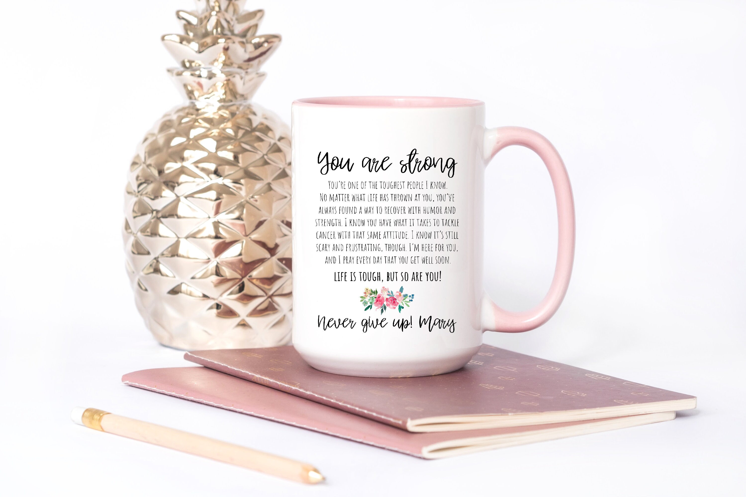 Cancer Encouragement Gift for Cancer Patient You Are Strong Etsy