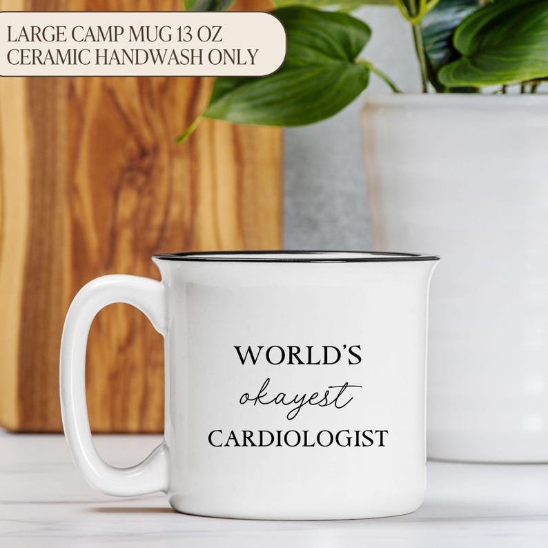 Funny cardiologist coffee mug