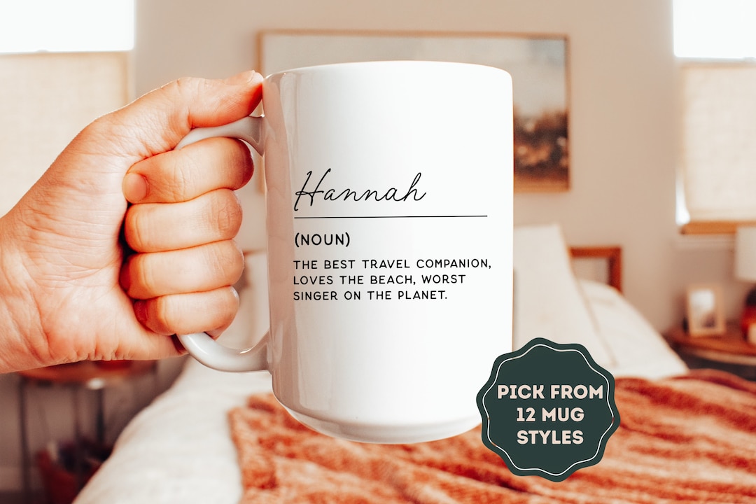 Custom Name Mug Definition Coffee Mug Name Custom Friendship Etsy