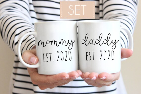 mom dad mug set