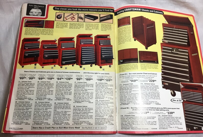 Sears Craftsman 197879 Power and Hand Tool Catalogue Etsy