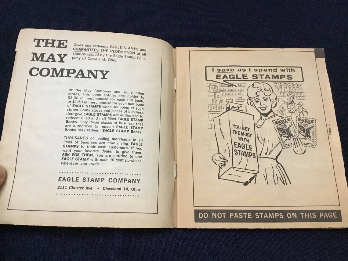Eagle Stamp Savings Book and 2 Top Value Stamp Savings Books Etsy