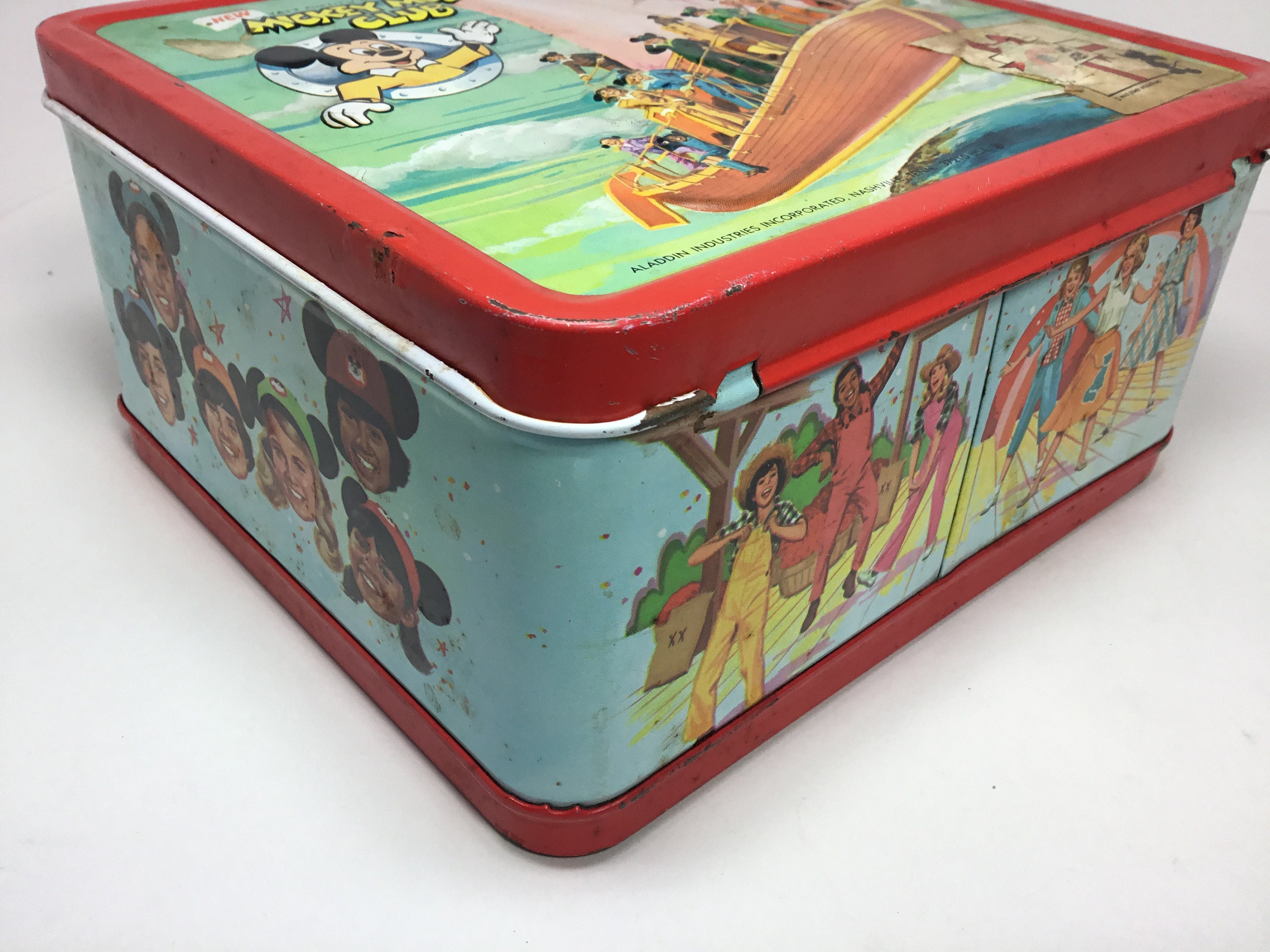 Metal Lunch Box With Thermos. Mickey Mouse Club. 1976. - Etsy