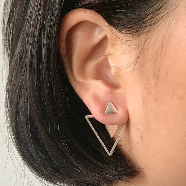 Triangle Ear Jacket Etsy