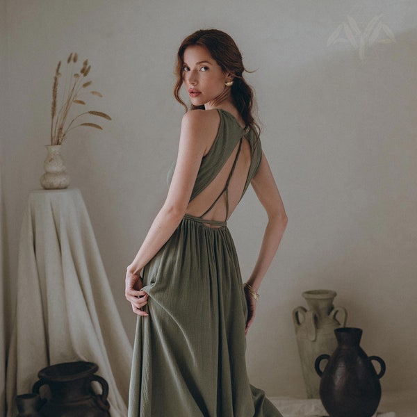 Boho Olive Green Bridesmaid Dress Emerald Green Boho Bridesmaid Dresses Goddess Dress Olive Green Boho Olive Green Bridesmaid Dress Emerald Green Boho Bridesmaid Dresses Goddess Dress Olive Green