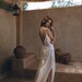 White Women • Goddess Dress • Boho Dresses for Women • Bohemian Maxi Bridesmaid Dress • Open Back Dress • Organic Light Cotton Summer Dress 