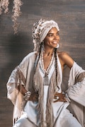 Embroidered Boho Maxi Dress • Fringe Organic Cotton Slip product logo
