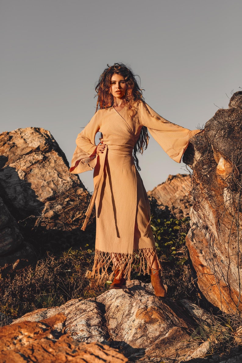 Get your hands on a stylish Ochre Boho Wrap Skirt – perfect for any occasion!