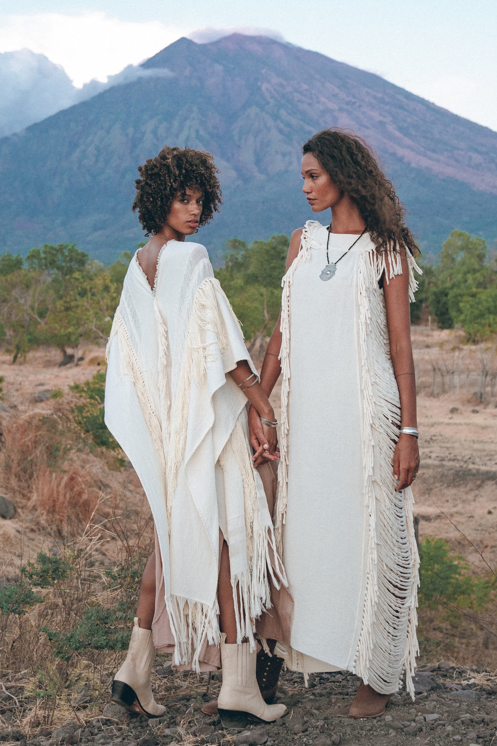 boho bridal cape