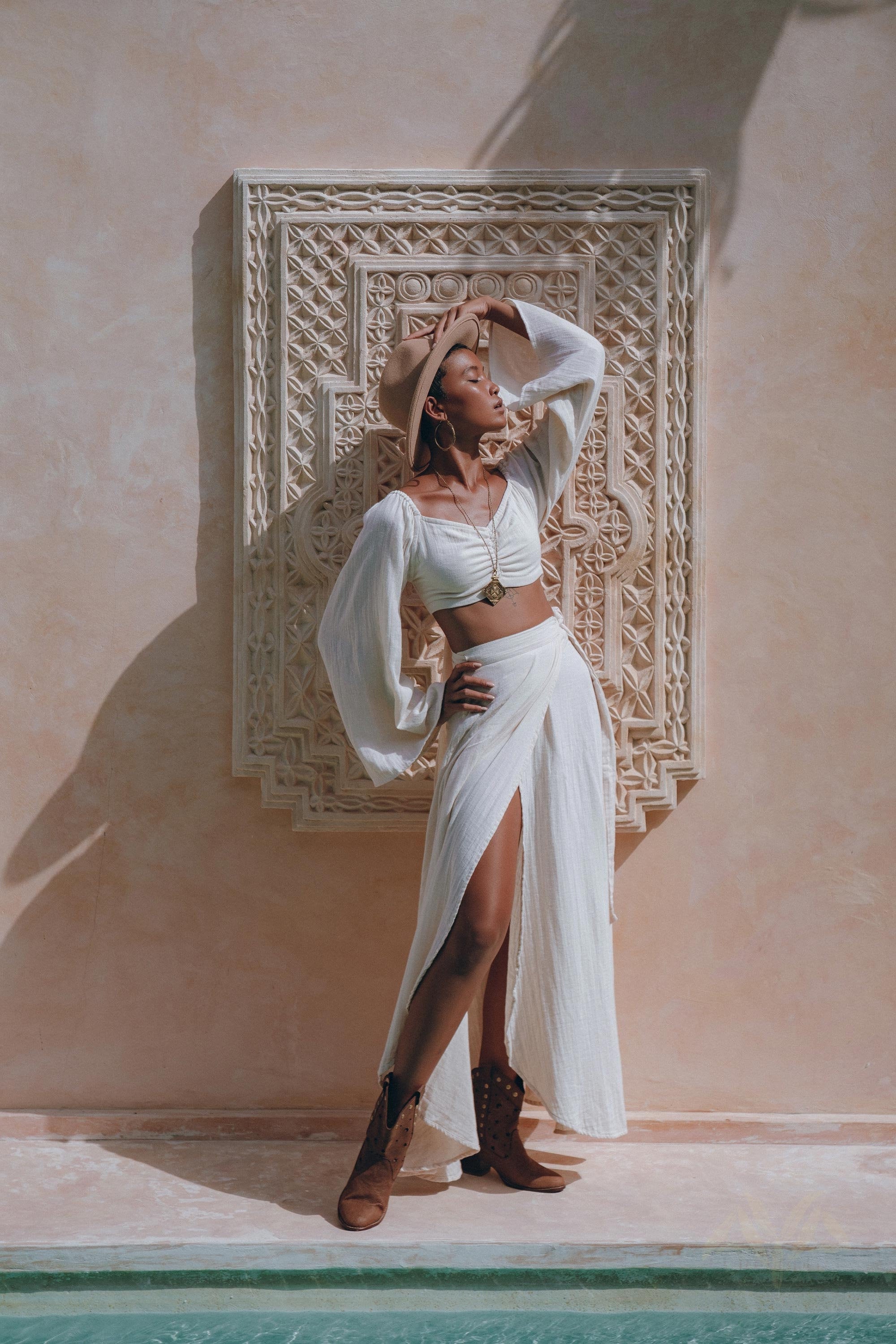 Long White Evening 2 Piece Dresses - Etsy
