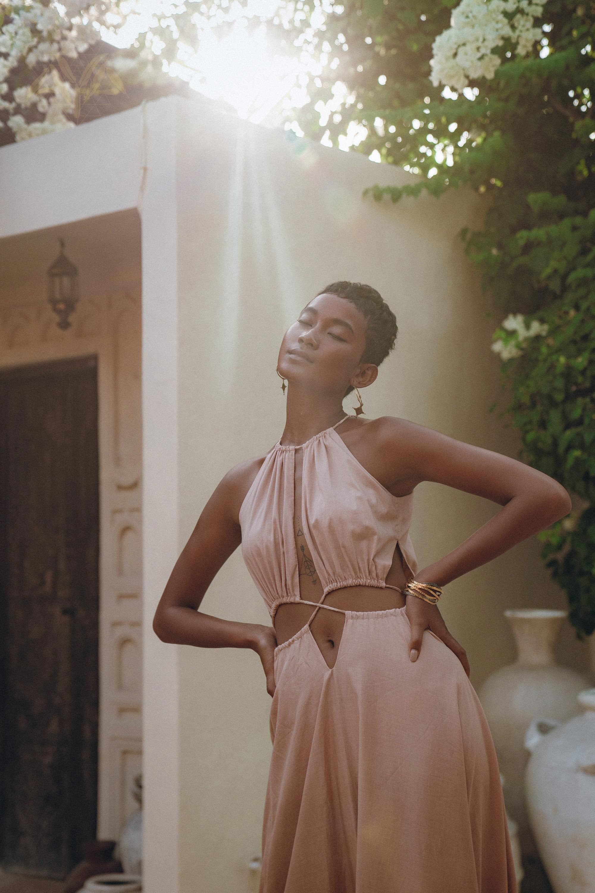 pink ombre maxi dress Pink Ombre Glitter Maxi Dress With Back Bow