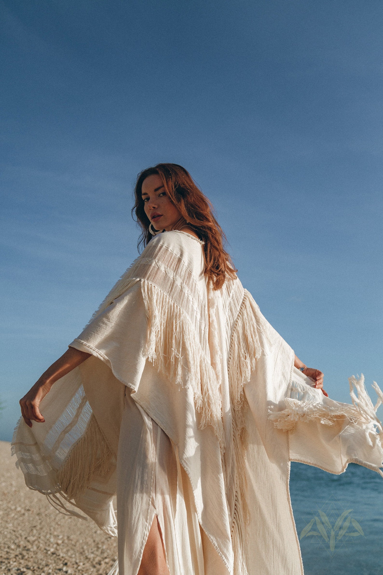 boho bridal cape
