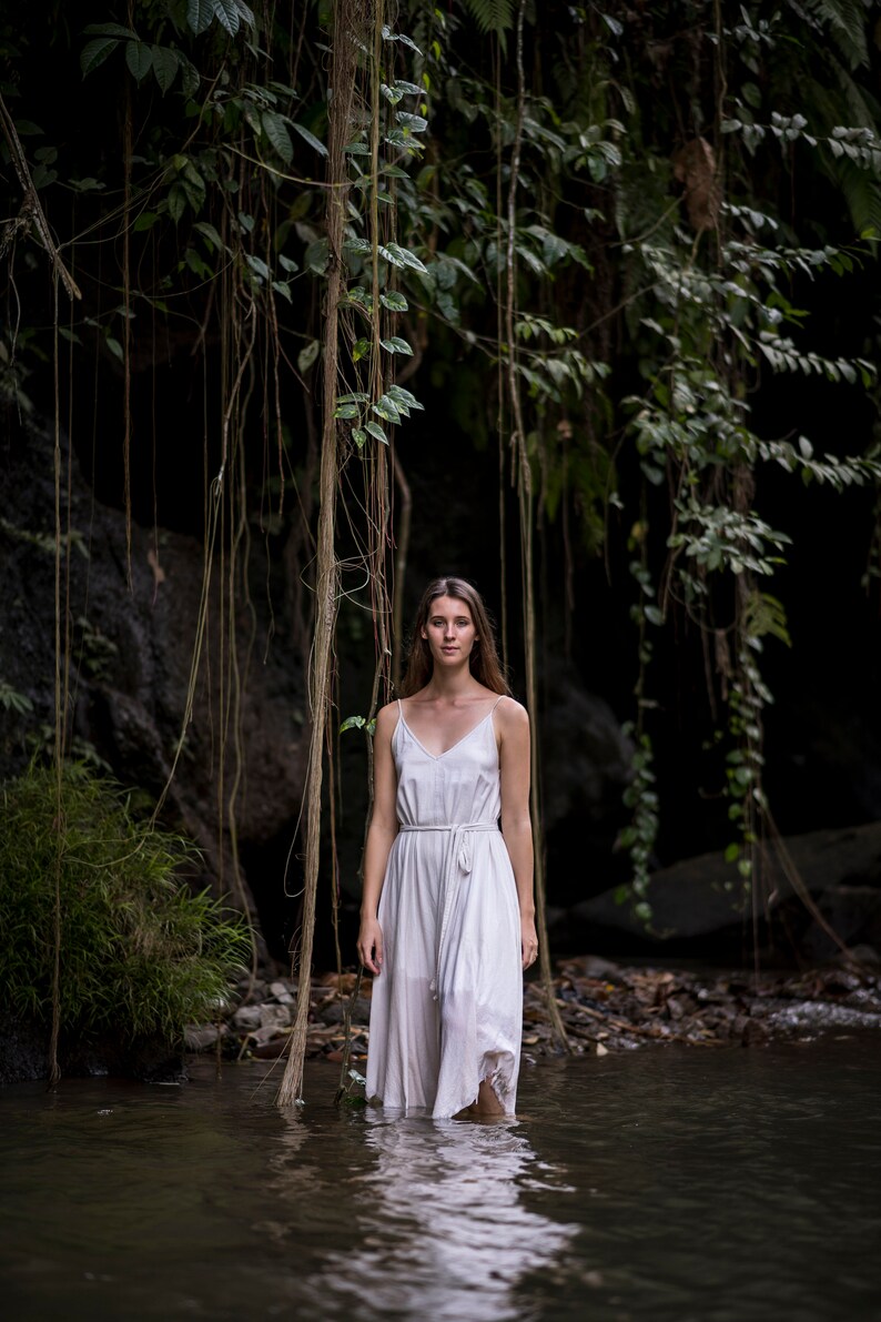 Linen Jumpsuit Dress Linen Wedding Guest Romper Bridesmaid Etsy