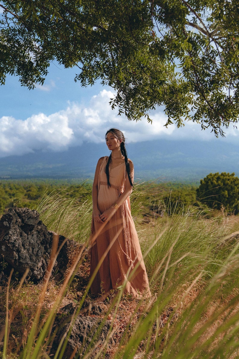 Be a Boho Bridesmaid with our Dusty Pink Ombre Prom Dress - Find Out More Now!