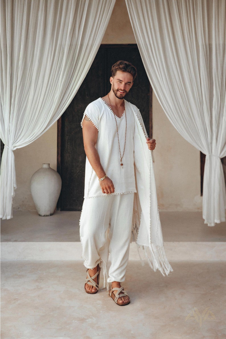 Upgrade your style with a cool Bohemian-style Boho shirt with handmade details. You’ll be able to customize your fit with sizes ranging from S–XL.