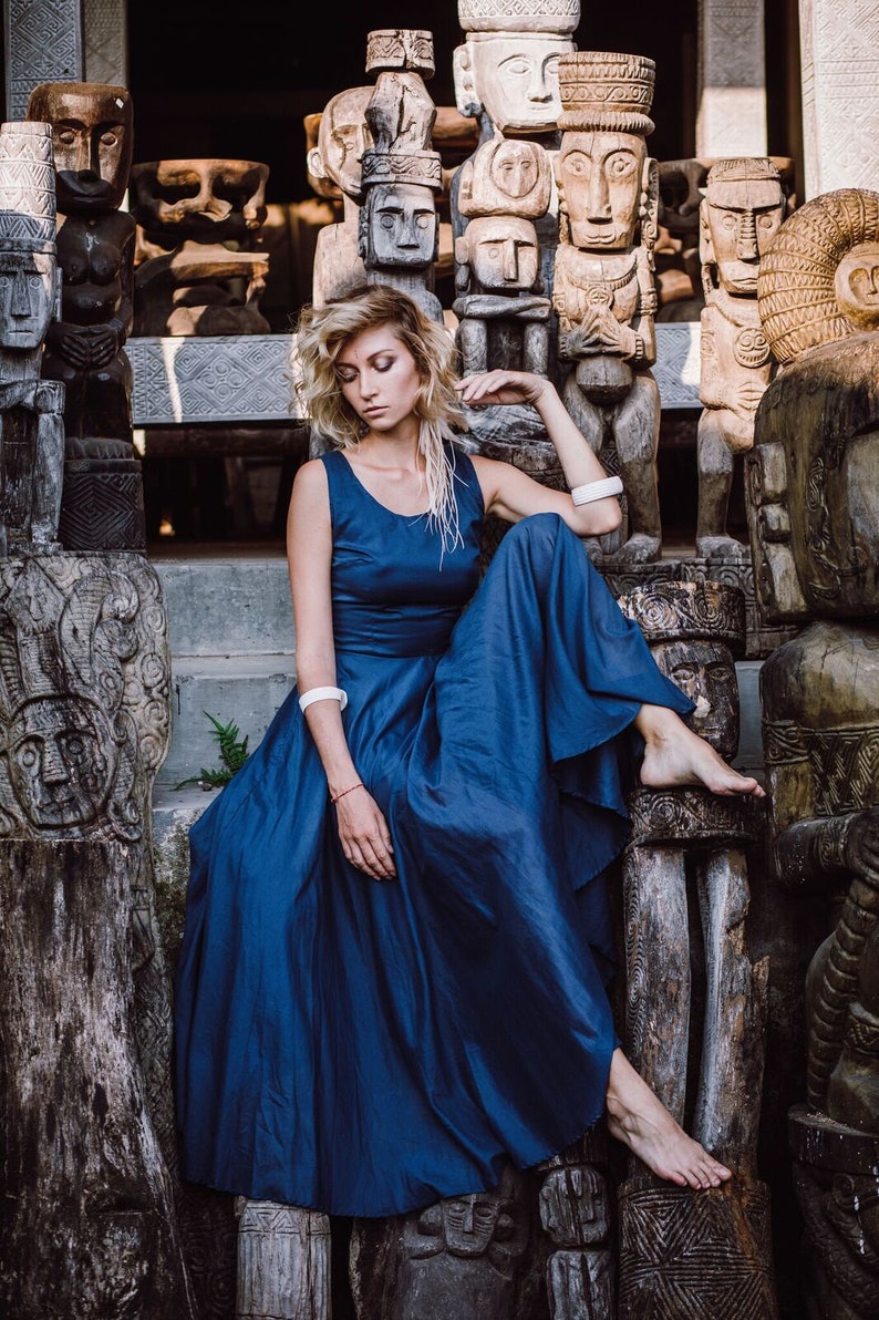 boho evening gown