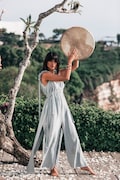 Light Blue Greek Goddess Bridesmaid Dress • Bohemian Summer Dress • Natural Adjustable Plus Size Dress • Organic Multi Boho Bridesmaid • product logo