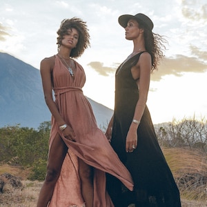 Raw Cotton Edge Dress for a superior bohemian look and feel; choose the size that fits your body perfectly.