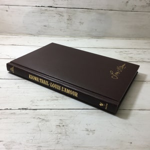 Vintage 1981-1999 Louis L'Amour Hardcover Leatherette Sackett Western -  Ruby Lane