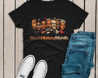 Camiseta de líderes del Mes de la Historia Negra, regalo del Mes de la Historia Negra, camiseta BHM, afroamericano
