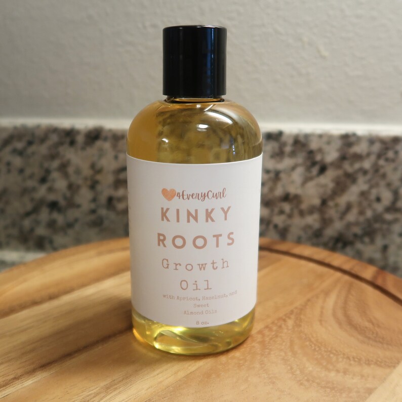 Kinky Roots Hair Growth Oil Strengthen Thicken Grow Natural Etsy