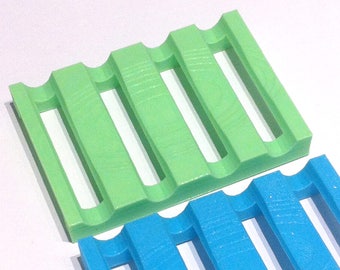Couple soap dishes 3D printed, One for her, One for him, Custom soap dishes, Drain soap dishes, Soap trays, Soap holders, Soap Savers, Eco