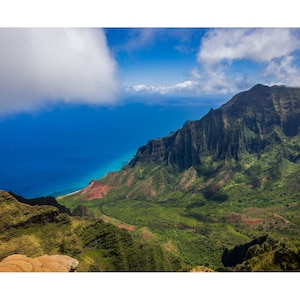 Na Pali Coast Print || Kauai Hawaii Wall Art  || Na Pali Coast Kauai Hawaii || Hawaii Home Decor || Fine Art Photo