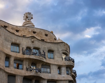 Casa Mila Print || Gaudí Barcelona Architecture || Barcelona Photography || La Pedrera Wall Art