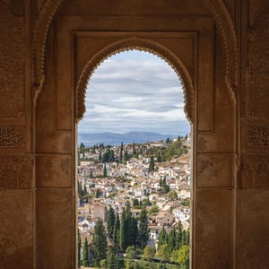 Alhambra Print || Granada Spain Fine Art Photography || Moorish Architecture Art || Islamic Wall Art