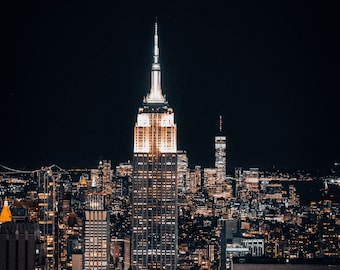 Empire State Building Poster: New York City Skyline Fotografie