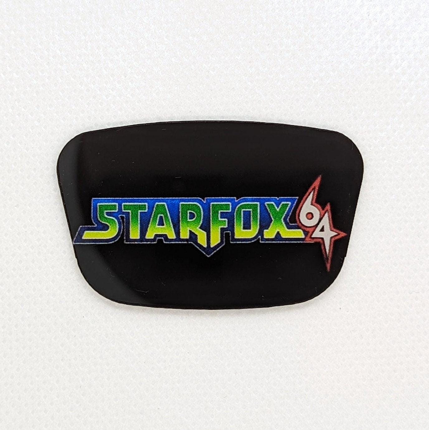 Starfox 64 Custom Nintendo 64 Jewel, Badge, Faceplate - Star Fox
