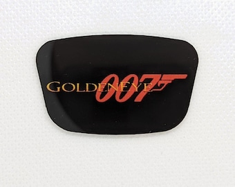 Goldeneye 64 007 Custom Nintendo 64 Jewel, Badge, Faceplate