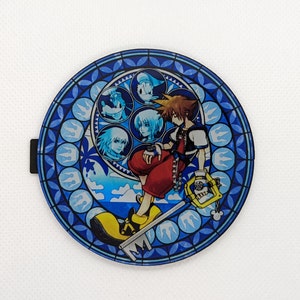 Sora Stained Glass II Custom Gamecube Jewel, Badge, Faceplate