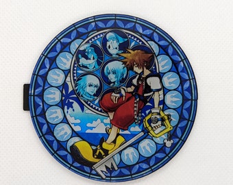 Sora Stained Glass II Custom Gamecube Jewel, Badge, Faceplate