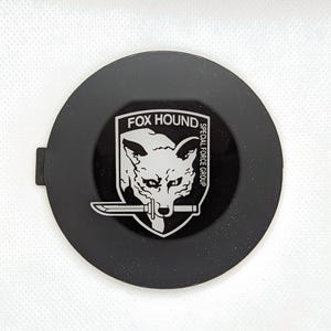 Joya, insignia y placa frontal de Gamecube personalizadas de Fox Hound MGS