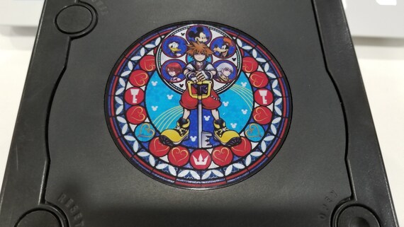 Kingdom Hearts Sora Stained Glass Custom Gamecube Jewel Etsy