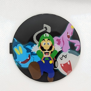 Luigi&#39;s Mansion Custom Gamecube Jewel, Badge, Faceplate