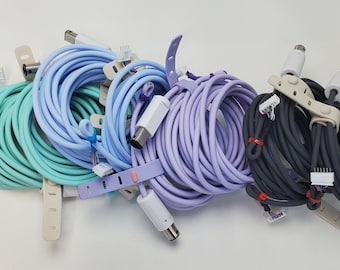 Gamecube Jelly Paracorded Cable with removable Cable Mod - Multiple Colors - 2 meter (6 ft)