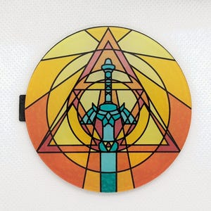 Legend of Zelda Master Sword Custom Gamecube Jewel, Badge, Faceplate
