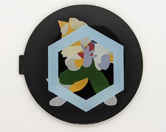 Fox McCloud Smash Bros Star Fox Custom Gamecube Jewel, Badge, Faceplate