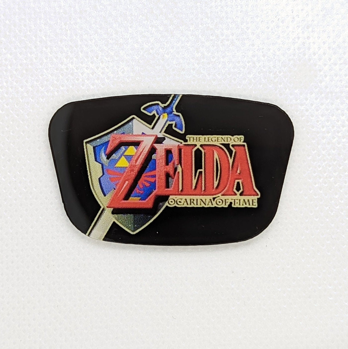 Legend of Zelda Ocarina of Time Custom Nintendo 64 Jewel, Badge