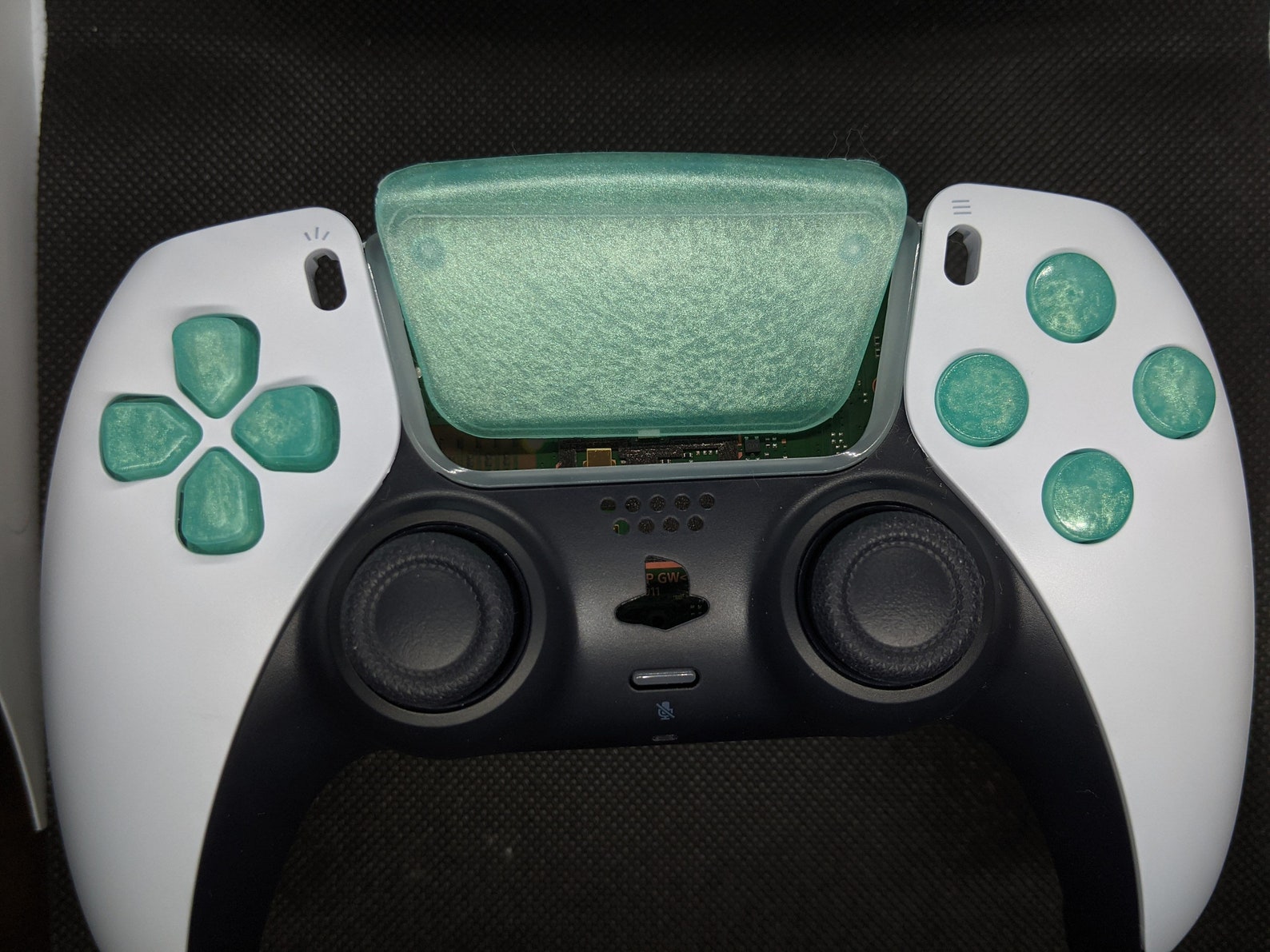 PS5 DualSense Cast Resin Buttons Seafoam Green Face Etsy Polska